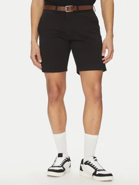Jack & Jones Szorty materiałowe Marco czarny
