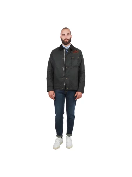 Woskowana kurtka Barbour zielona