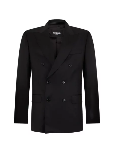 Costum Boss de lână negru
