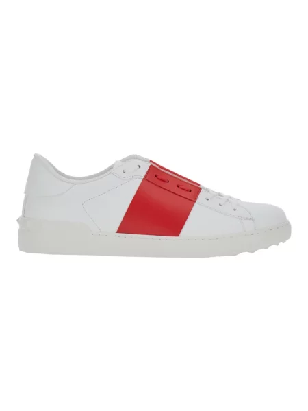 Sneakersy Valentino Open skórzane białe