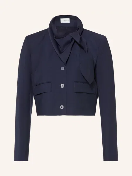 Claudie Pierlot Kurtka Pudełkowa blau granatowa