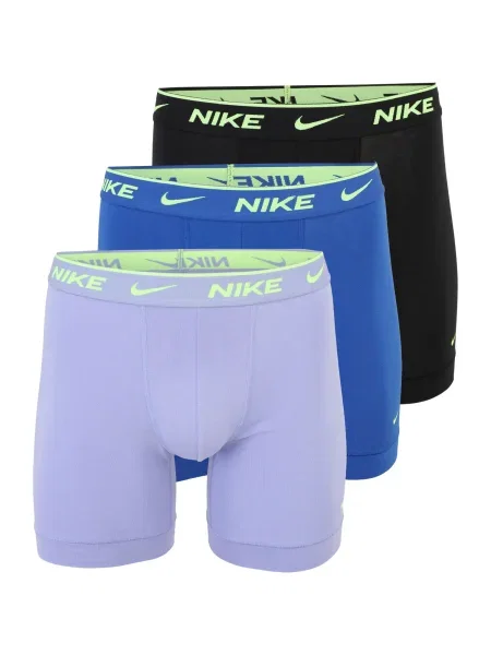 NIKE Underwear Boksarice modra / neonsko zelena / pastelno lila črna