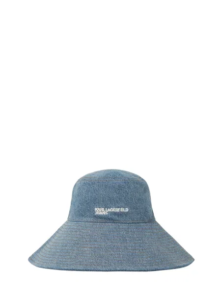 Karl Lagerfeld Jeans pălărie din denim albastru