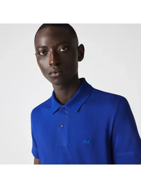 Поло Lacoste синее
