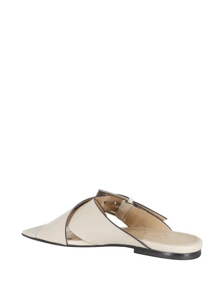 Papuci tip mules Poeve