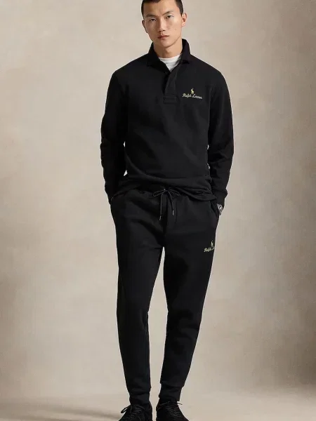 Спортивні штани Polo Ralph Lauren однотонні чорний