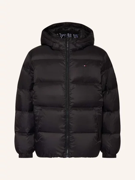 TOMMY HILFIGER Přechodná bunda ESSENTIAL' černá