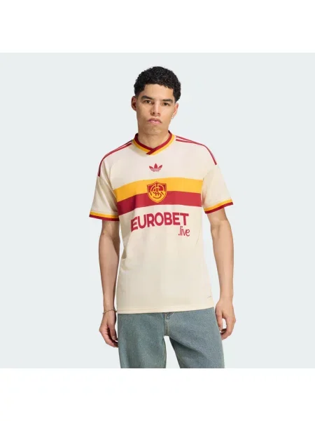 Koszulka wyjazdowa AS Roma biała