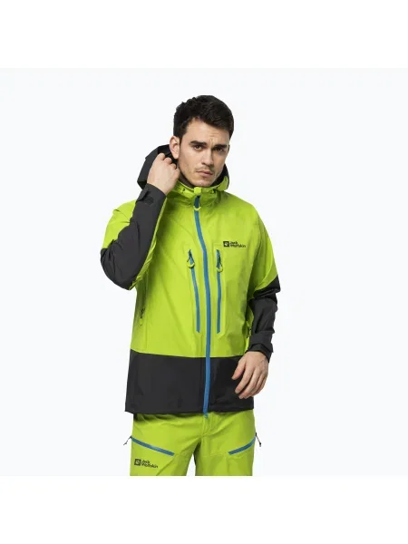 Olcsóbban. Jack Wolfskin férfi Alpspitze 3L sí dzseki Méret: L zöld