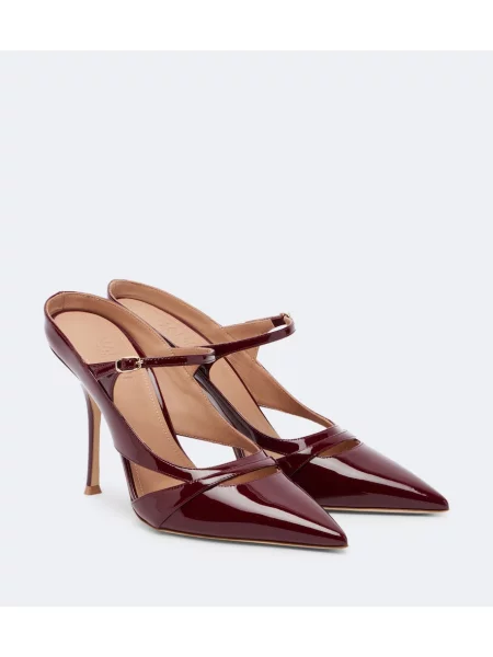 Kožené lakované lodičky Malone Souliers
