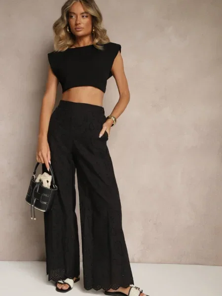 Pantaloni Milirelia negri