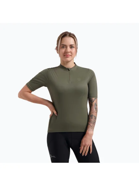 Tricou de ciclism pentru femei Rogelli Core army green verde