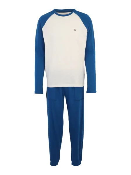 Tommy Hilfiger Underwear Pijama lungă albastru alb