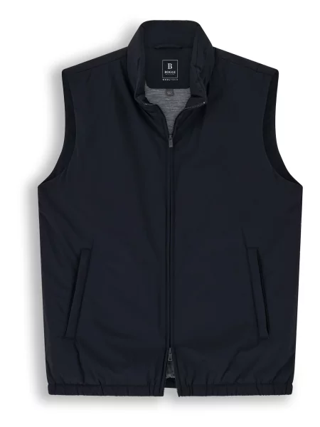 Boggi Milano Vestă marin albastru