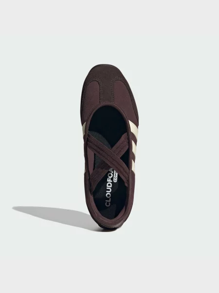 Шкіряні Балетки adidas коричневий