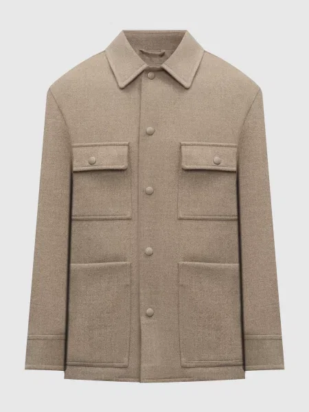 Шерстяная куртка Loro Piana бежевая