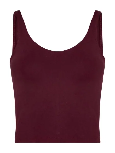 YO-GAYA Športový top Sculpting Top burgundská