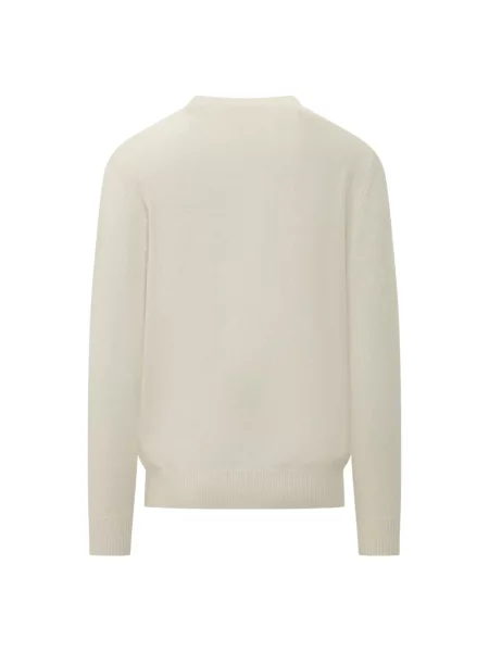 Sweter Mc2 Saint Barth wełniany biały