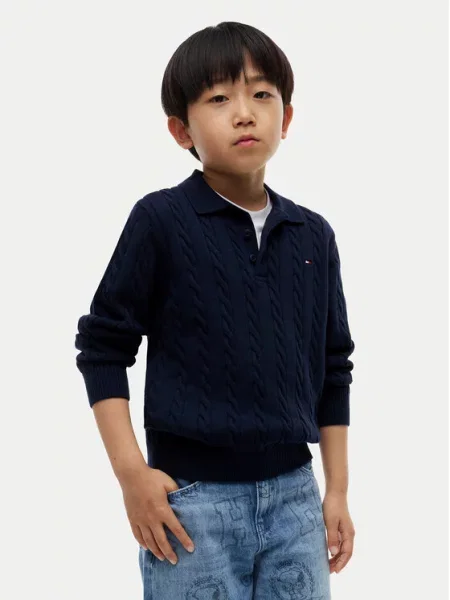 Tommy Hilfiger Пуловер Тъмносин