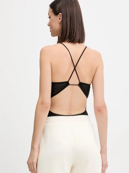 Body Calvin Klein Performance odkrytá záda černá