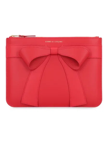 Portfel Comme Des Garcons skórzany czerwony