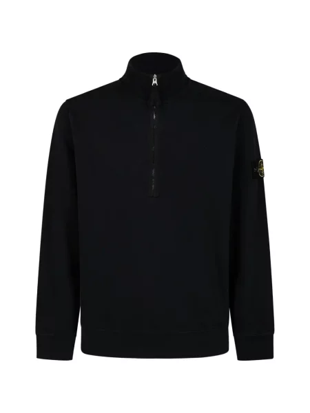 Hanorac din fleece Stone Island negru