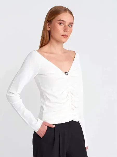 Dilvin Pulover Pullover' bijela