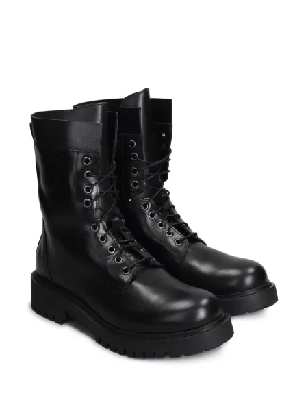 Botine Julie Dee din piele negru