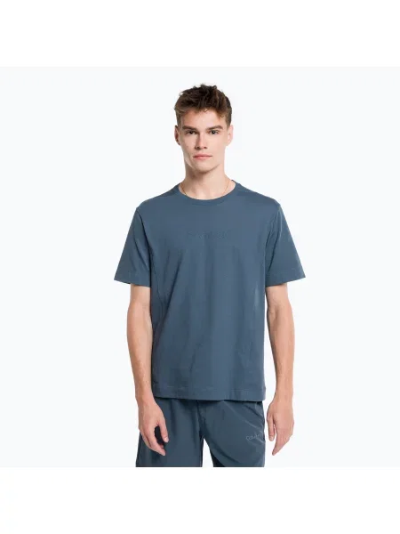 Tričko Calvin Klein v pastelově barvě modré
