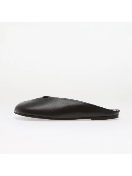 Alohas Timmy Black Leather Mules Black 36 černé