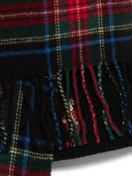 Вълнена костюм поло тениска Polo Ralph Lauren на райета сиво