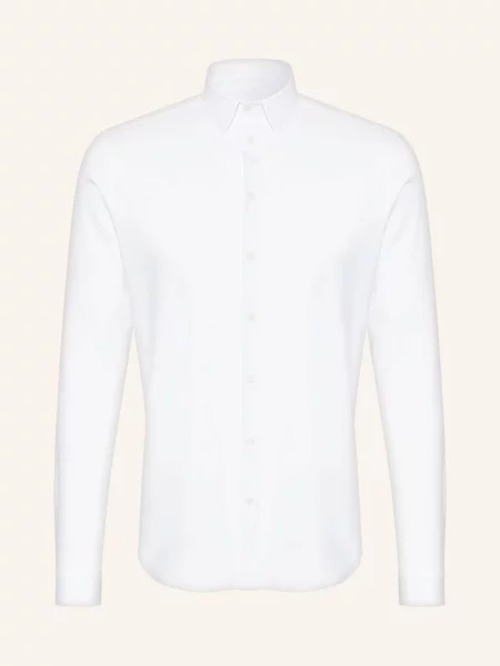 Mos Mosh Gallery Koszula Z Dżerseju Marco Extra Slim Fit weiss biała