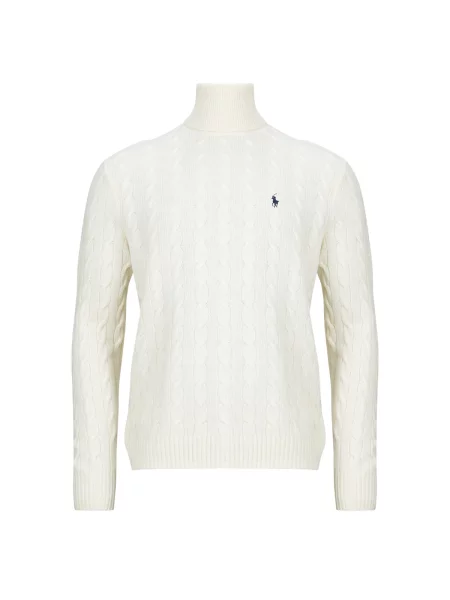Pulover Polo Ralph Lauren de lână alb