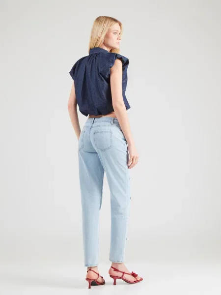 ABOUT YOU Jeans Celia bleumarin / deschis albastru