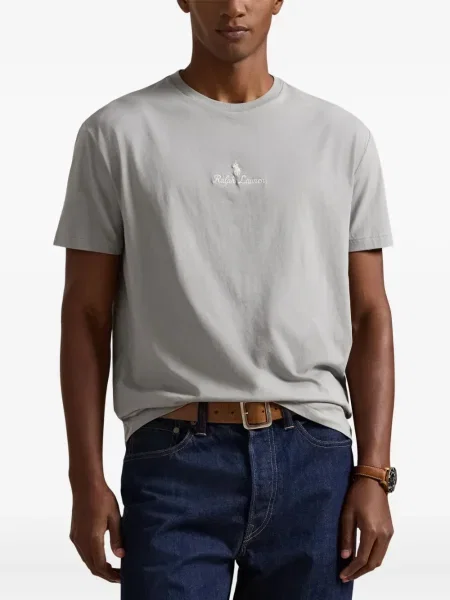 Dlouhá pruhovaná s límcem kšiltovka Polo Ralph Lauren modrá