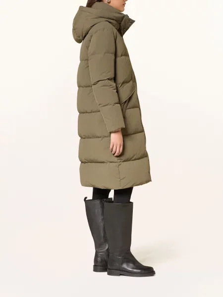 Blauer Płaszcz Puchowy Lena gruen khaki