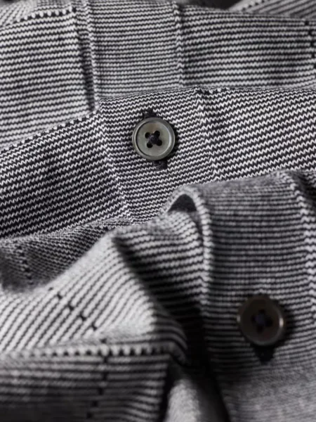 Cămașă Paul Smith în carouri scurtă gri