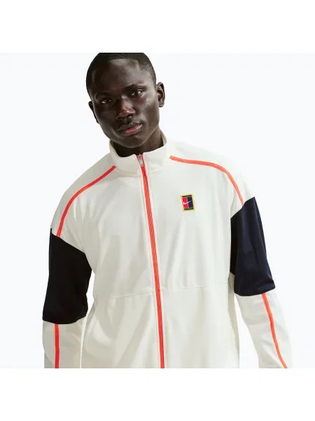 Tenisová mikina Nike Court Heritage sail/turf orange oranžová