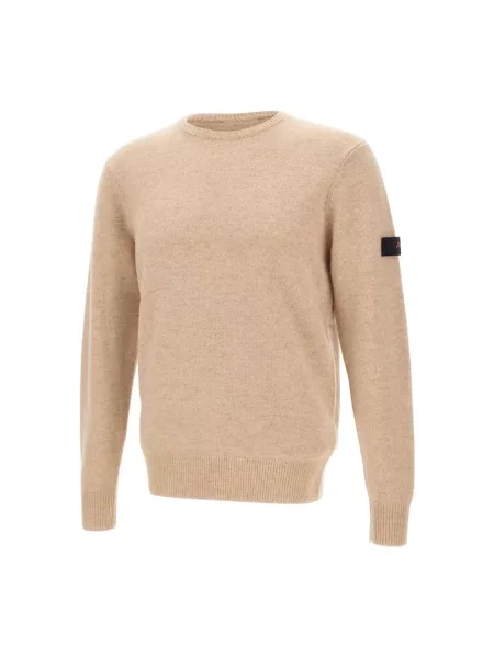 Sweter Peuterey wełniany beżowy