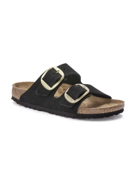 Birkenstock Klapki Arizona Big Buckle czarny