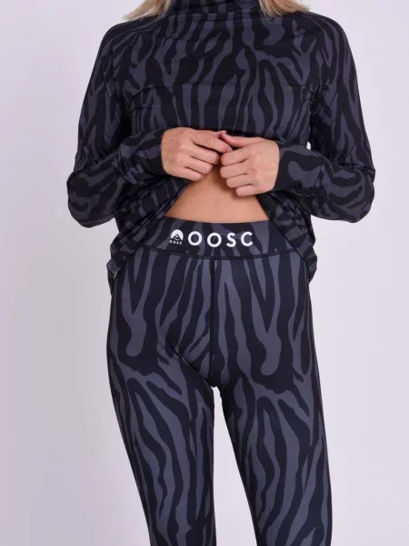Legginsy termoaktywne Black Tiger czarne