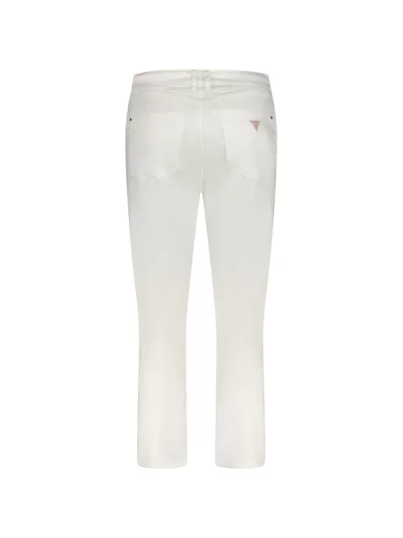 Skinny spodnie capri Guess białe