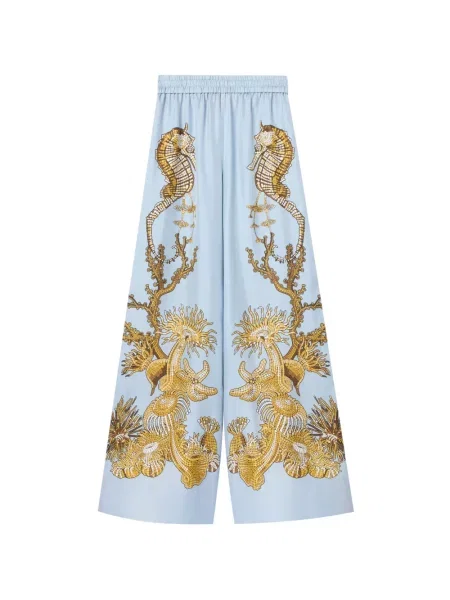 Pantaloni palazzo La Doublej albastru