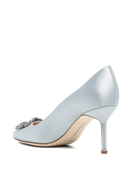 Pantofi cu toc Manolo Blahnik albastru