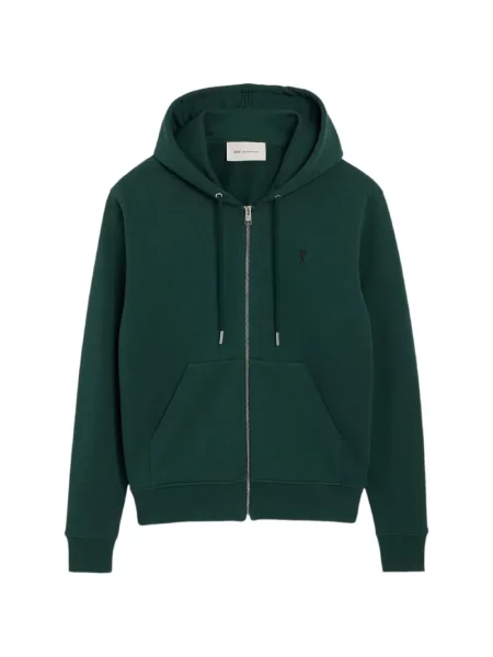 Hanorac cu glugă Ami Paris verde