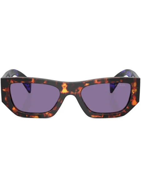 Ochelari de soare Prada Eyewear cu imprimeu geometric violet