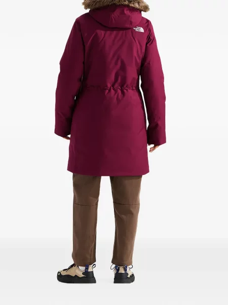 Blană artificială geacă parka The North Face roz