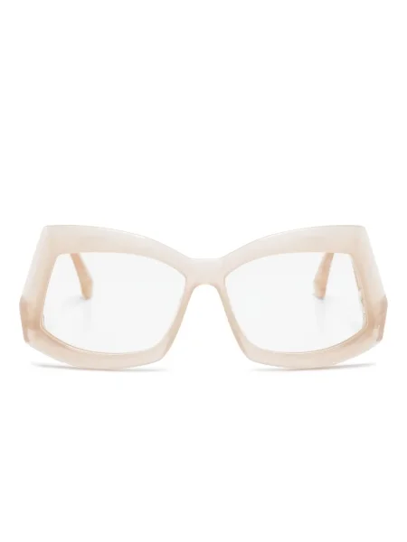 Ochelari de soare Cazal cu imprimeu geometric alb