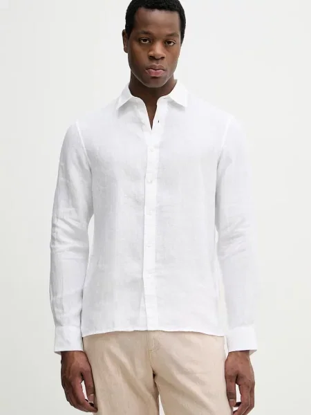 Michael Kors cămașă de in alb