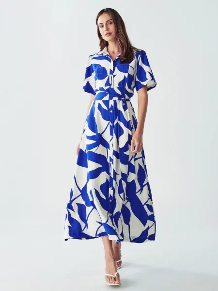 Willa Dolga srajca modra bela